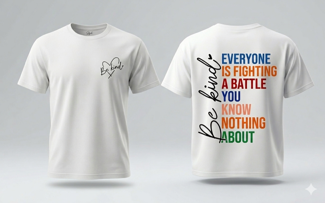 Be Kind Everyone is Fighting a Battle | Christian T-Shirt - Inspirational Faith Apparel
