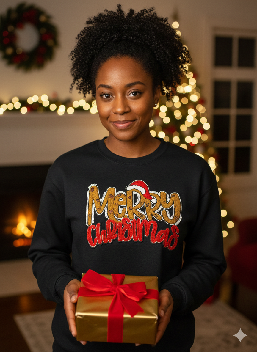 Merry Christmas Cookie Sweatshirt