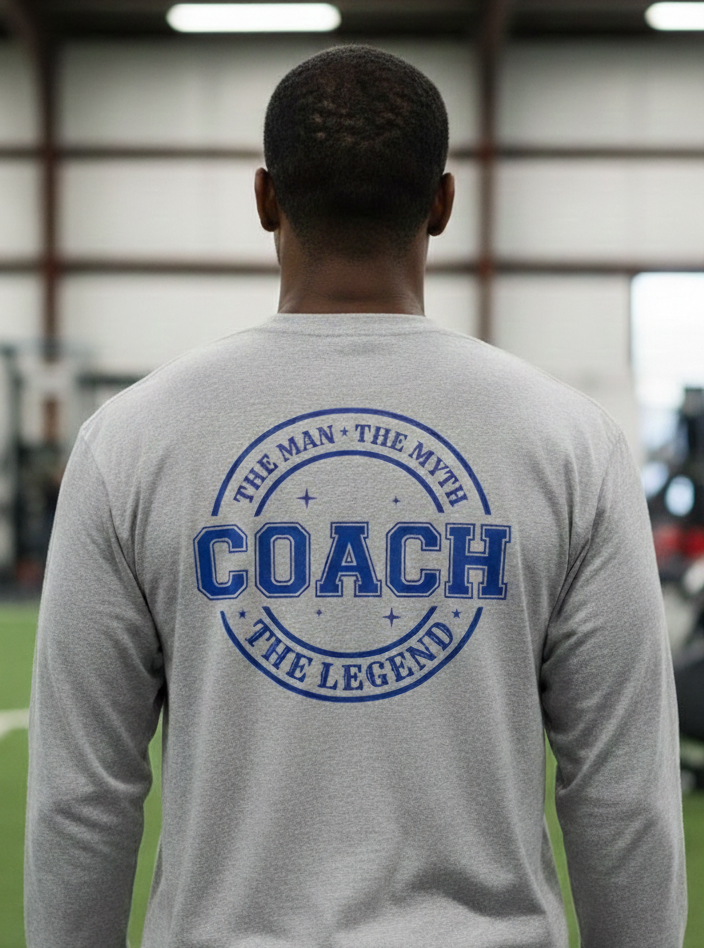 Coach The Man, The Myth, The Legend | Christian T-Shirt - Inspirational Faith Apparel