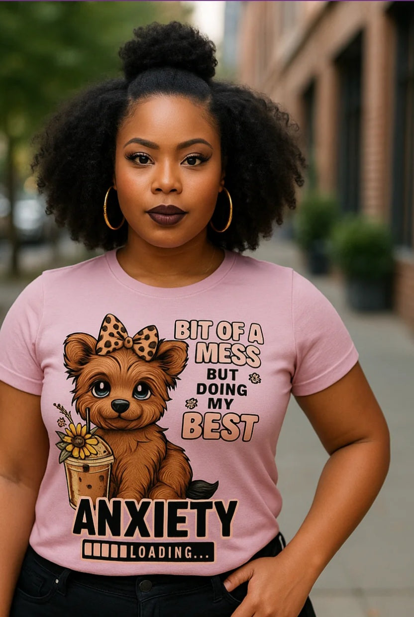 Anxiety Loading - Christian T-Shirt | Inspirational Faith Apparel