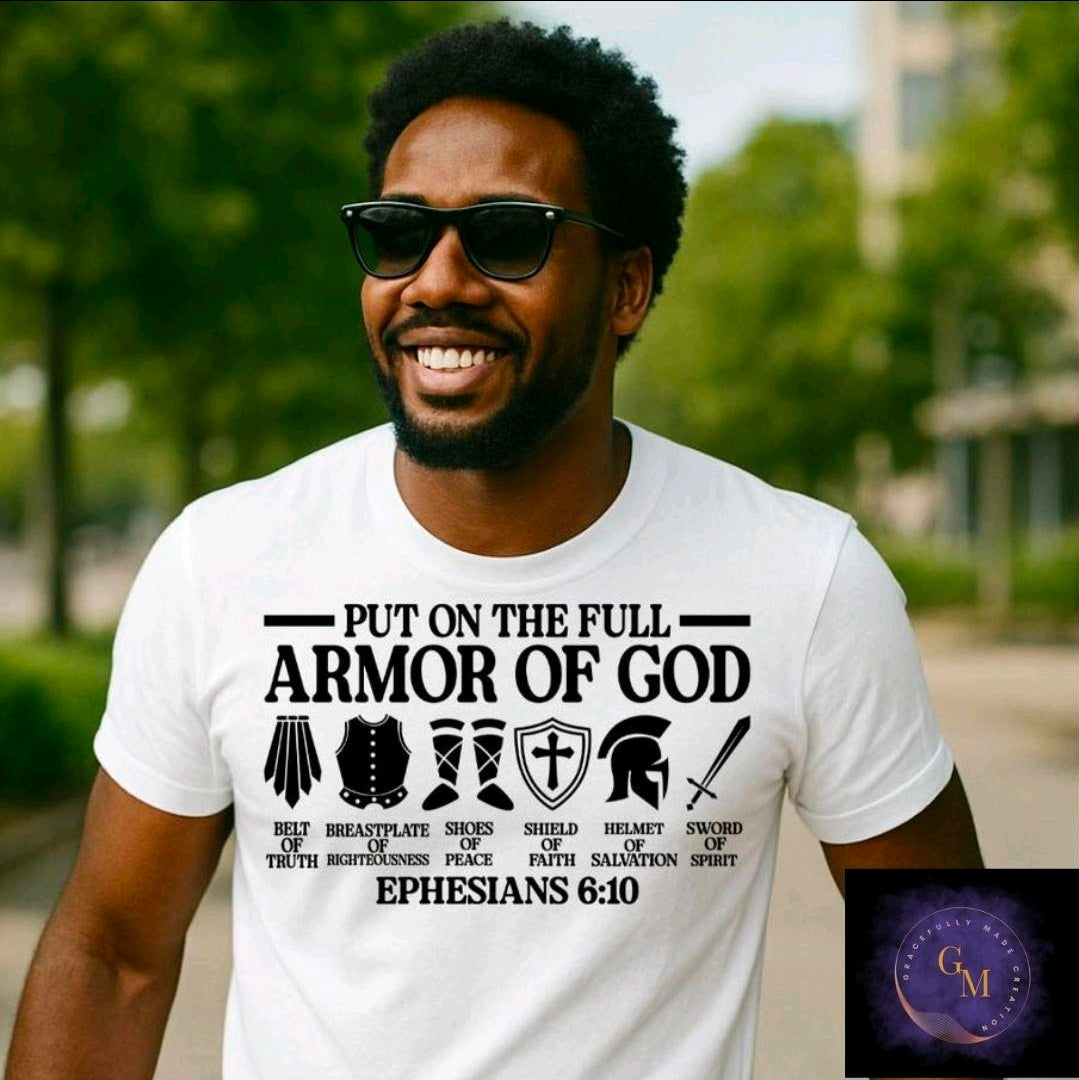 Armor of God - Christian T-Shirt | Inspirational Faith Apparel