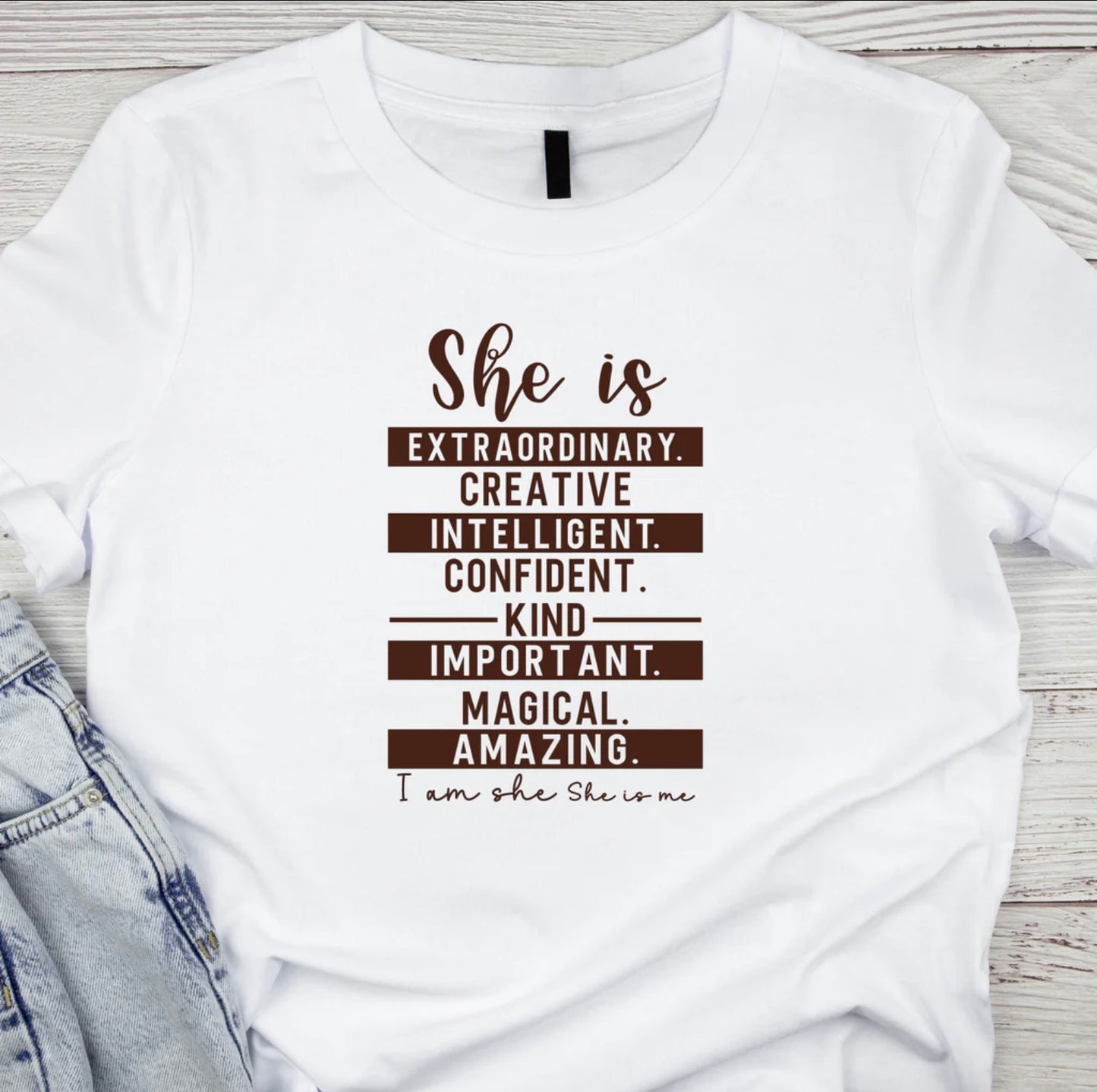 She Is - Christian T-shirt