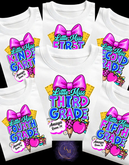 Little Miss Personalized Colorful Tees Collection