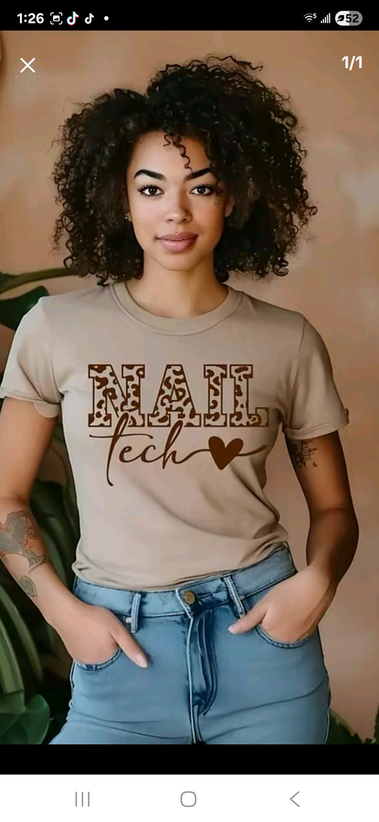 Nail Tech - Christian T-Shirt | Inspirational Faith Apparel