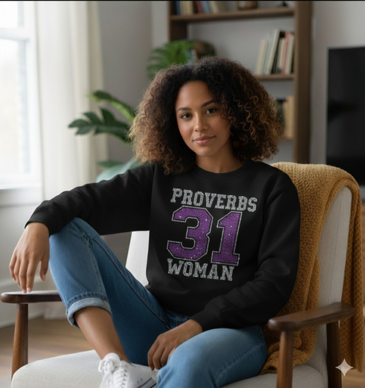 Proverbs 31 Woman Rhinestone