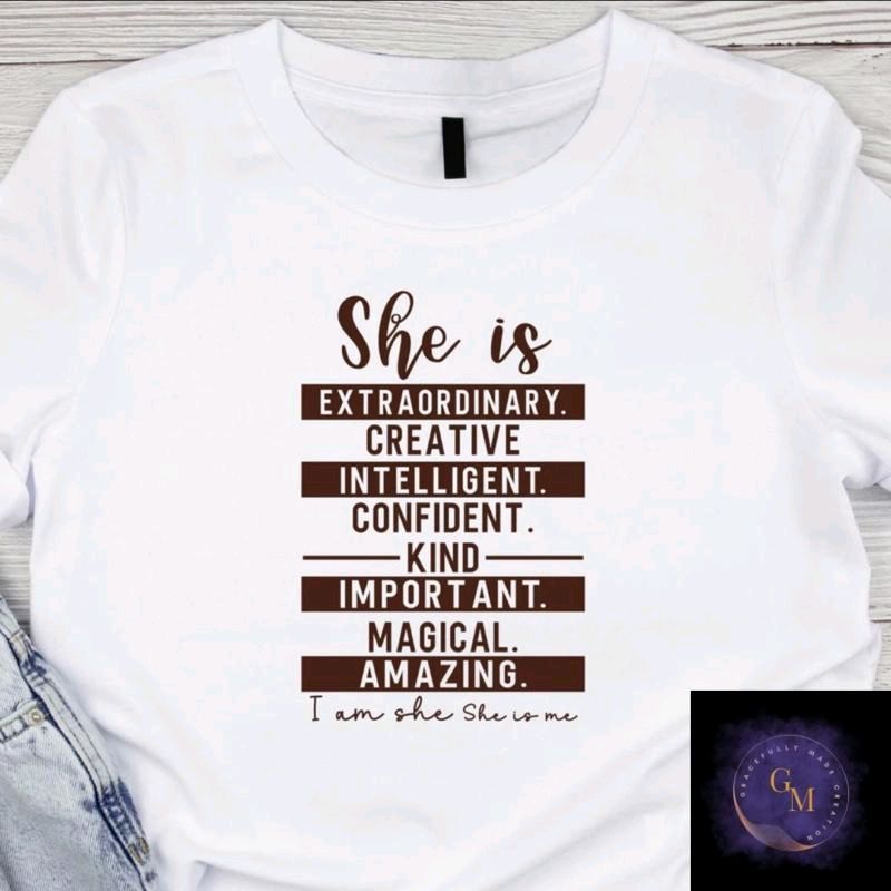 She is Extraordinary | Christian T-Shirt - Inspirational Faith Apparel
