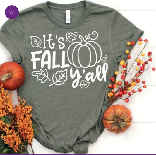 It's Fall Y'all - Christian T-Shirt | Inspirational Faith Apparel